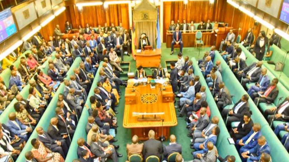 The Uganda Parliament in session